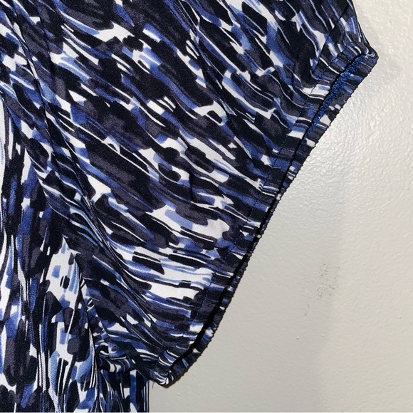 EUC- Kenneth Cole Reaction Short Sleeves Blouse Sz. XL - Picture 4 of 7